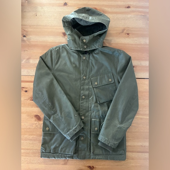 J Crew Mens Waxed Cotton Field Jacket - Picture 1 of 9
